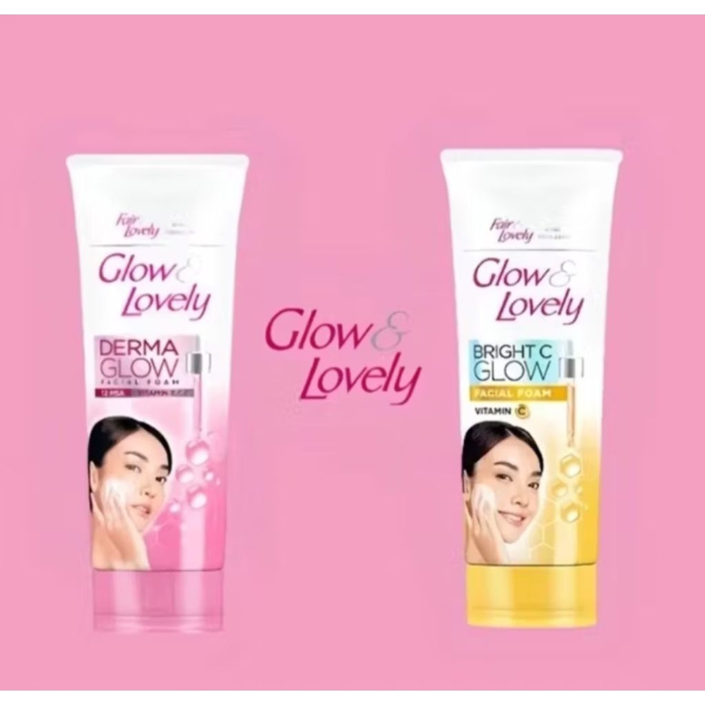 GLOW & LOVELY DARMA GLOW / BRIGHT C GLOW/FACIAL FOAM 100 GR/50 GR