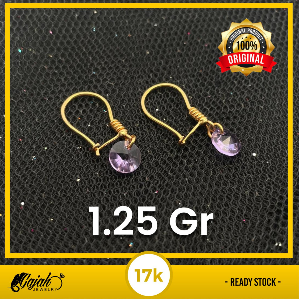 Anting Emas 17K 1.25 Gram Toko Emas Gajah Online Salatiga 7974
