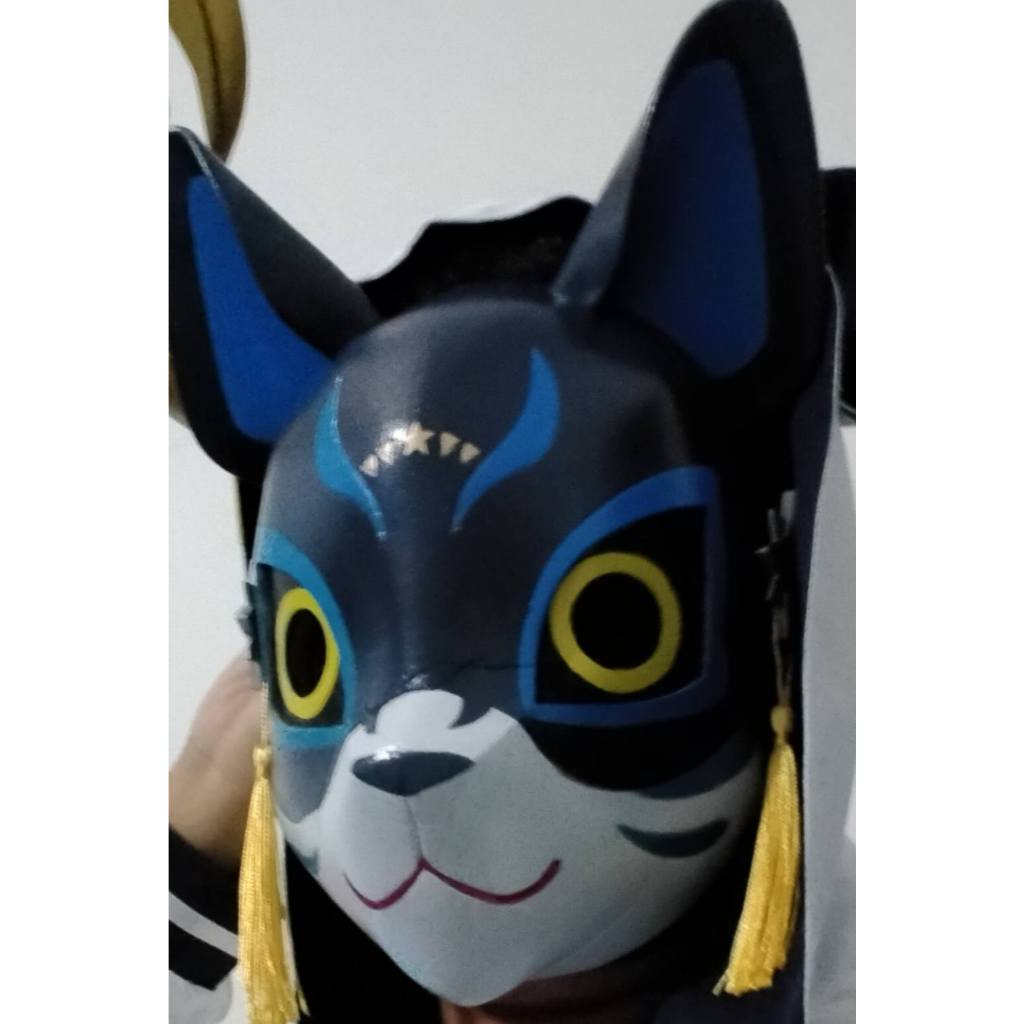 Topeng Mainan Cosplay Neko Hoshimachi Suisei