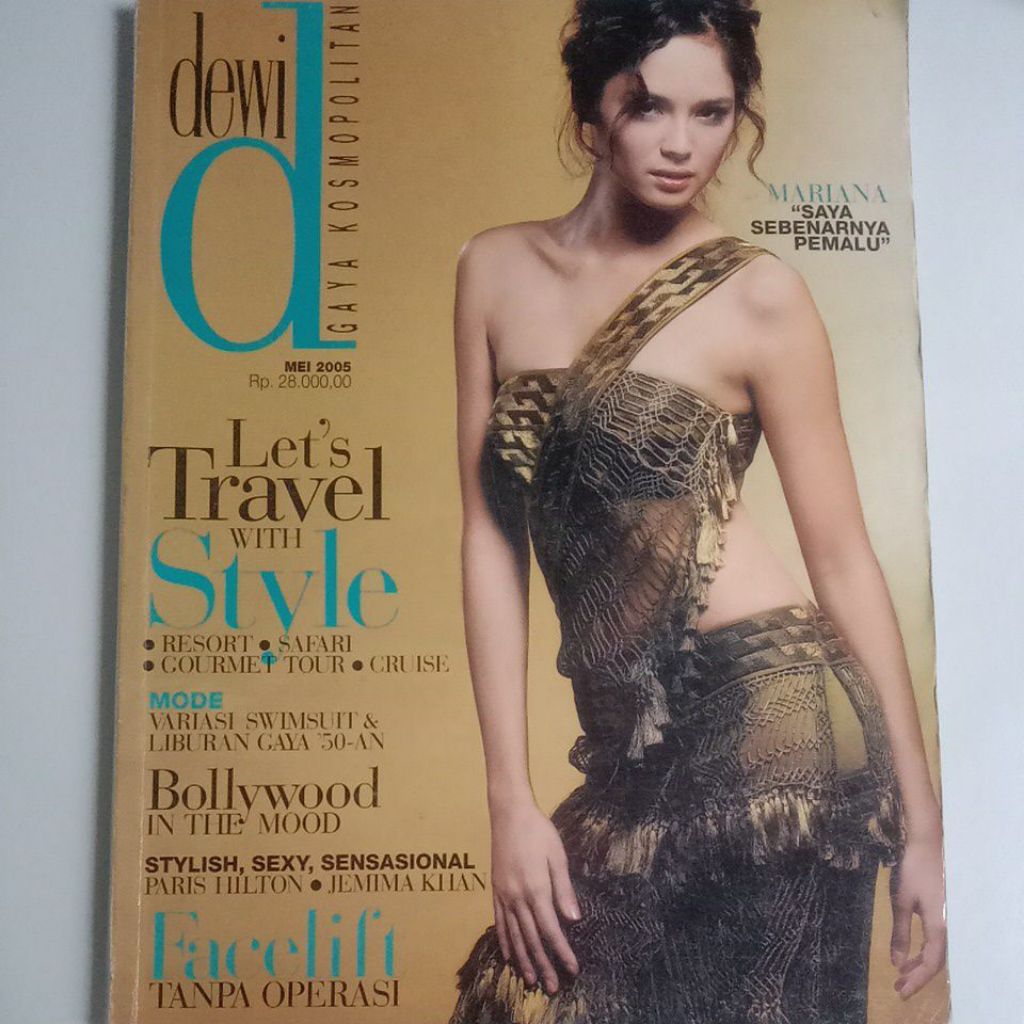Majalah Dewi Mei 2005 Cover Mariana Renata Dantec