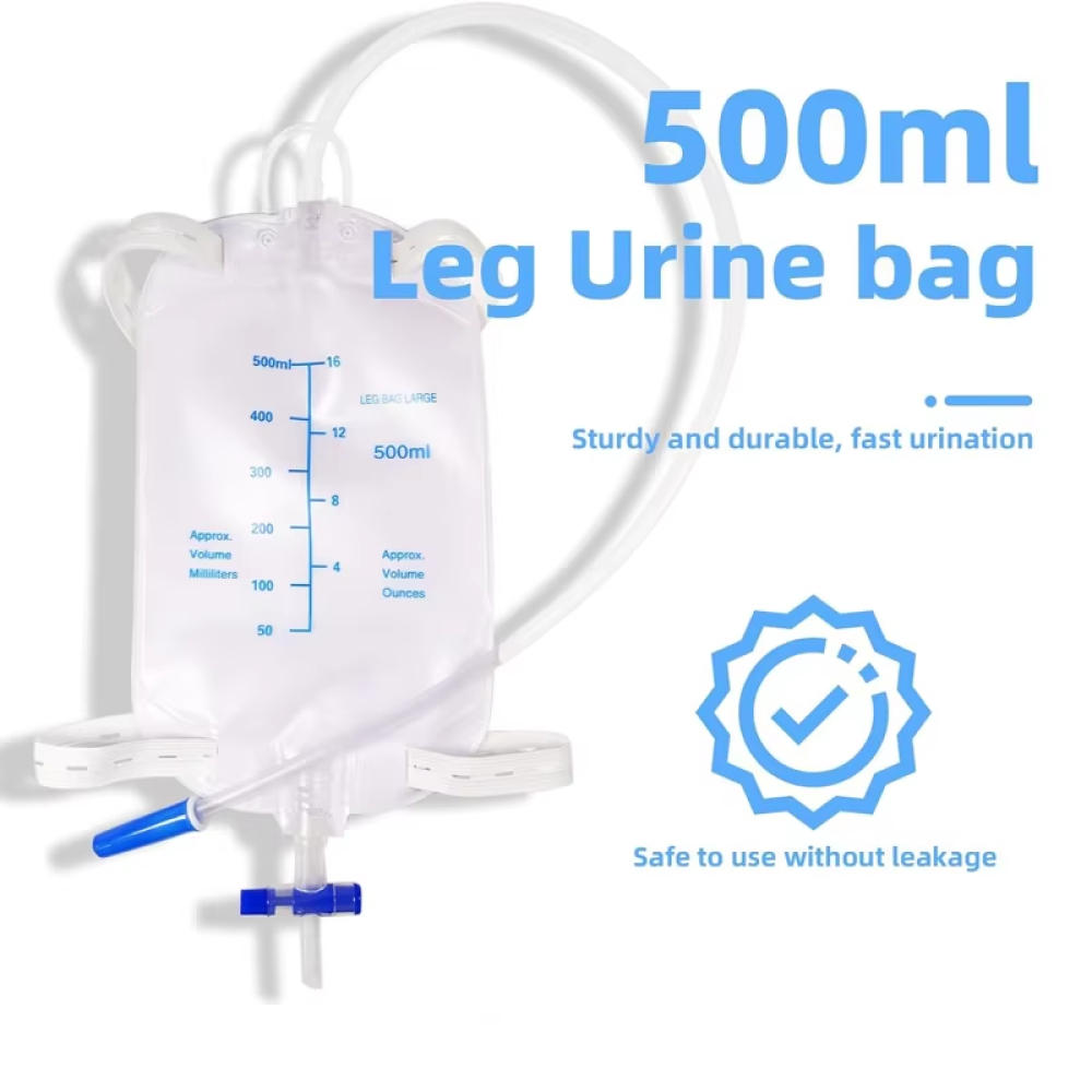 Kantong Urin Kateter Pria Catheter Urinal Bag 500ml