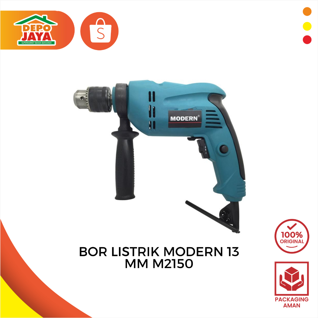 BOR LISTRIK MODERN 13 MM M2150 MESIN BOR GENGGAM LISTRIK