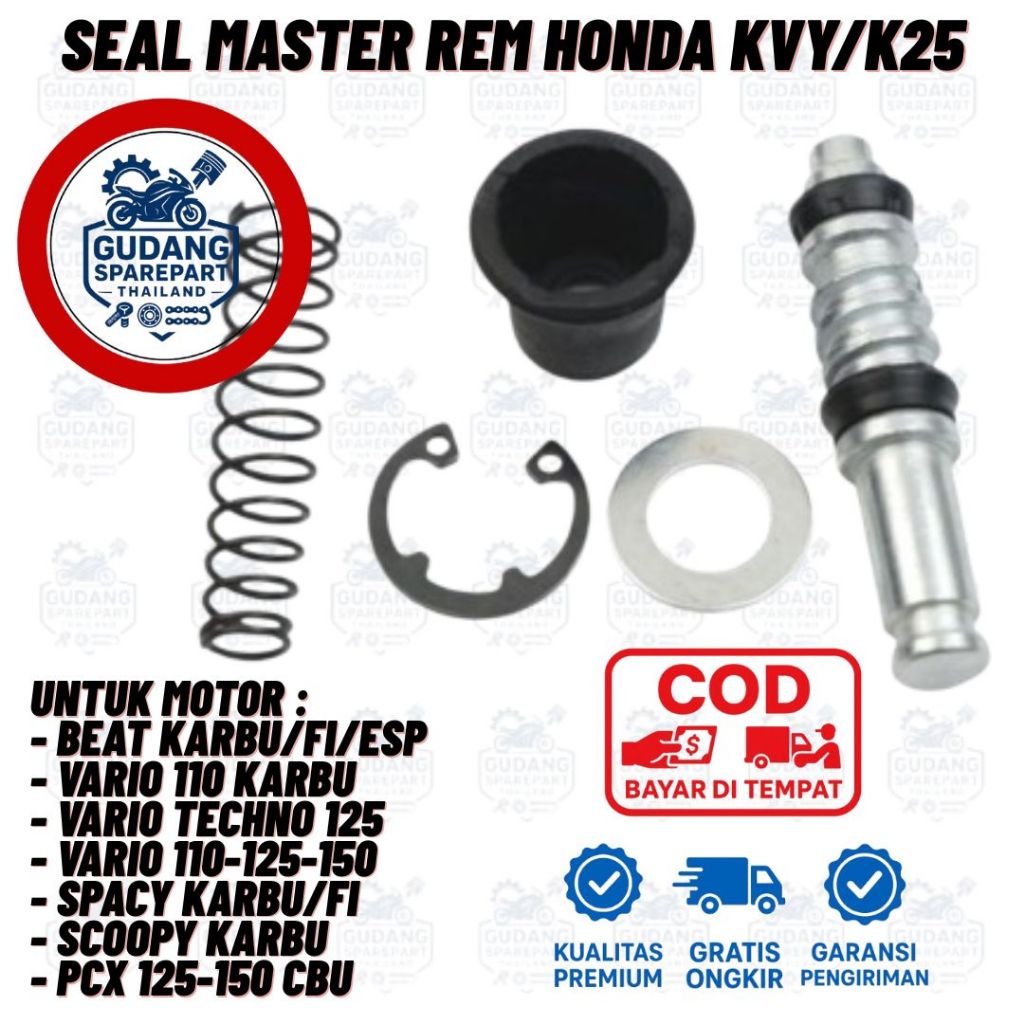 Original Thailand Seal Master Rem Honda Beat Vario Scoopy Spacy PCX CBU