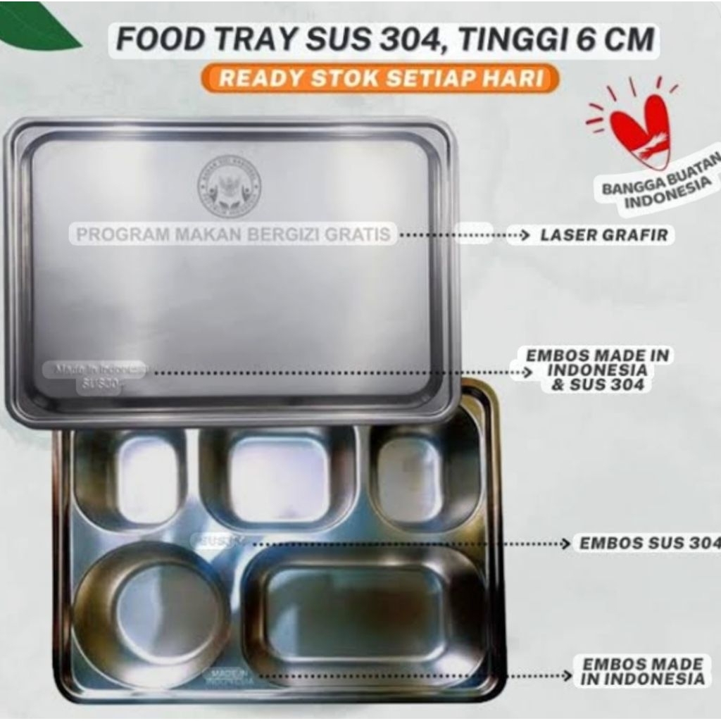 tempat makan catering stainlees