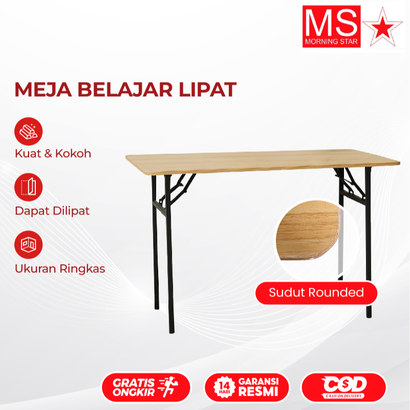 Morning Star Meja Lipat Kantor IBM Meja Lipat Portable Meja Jualan Meja Lipat Serbaguna