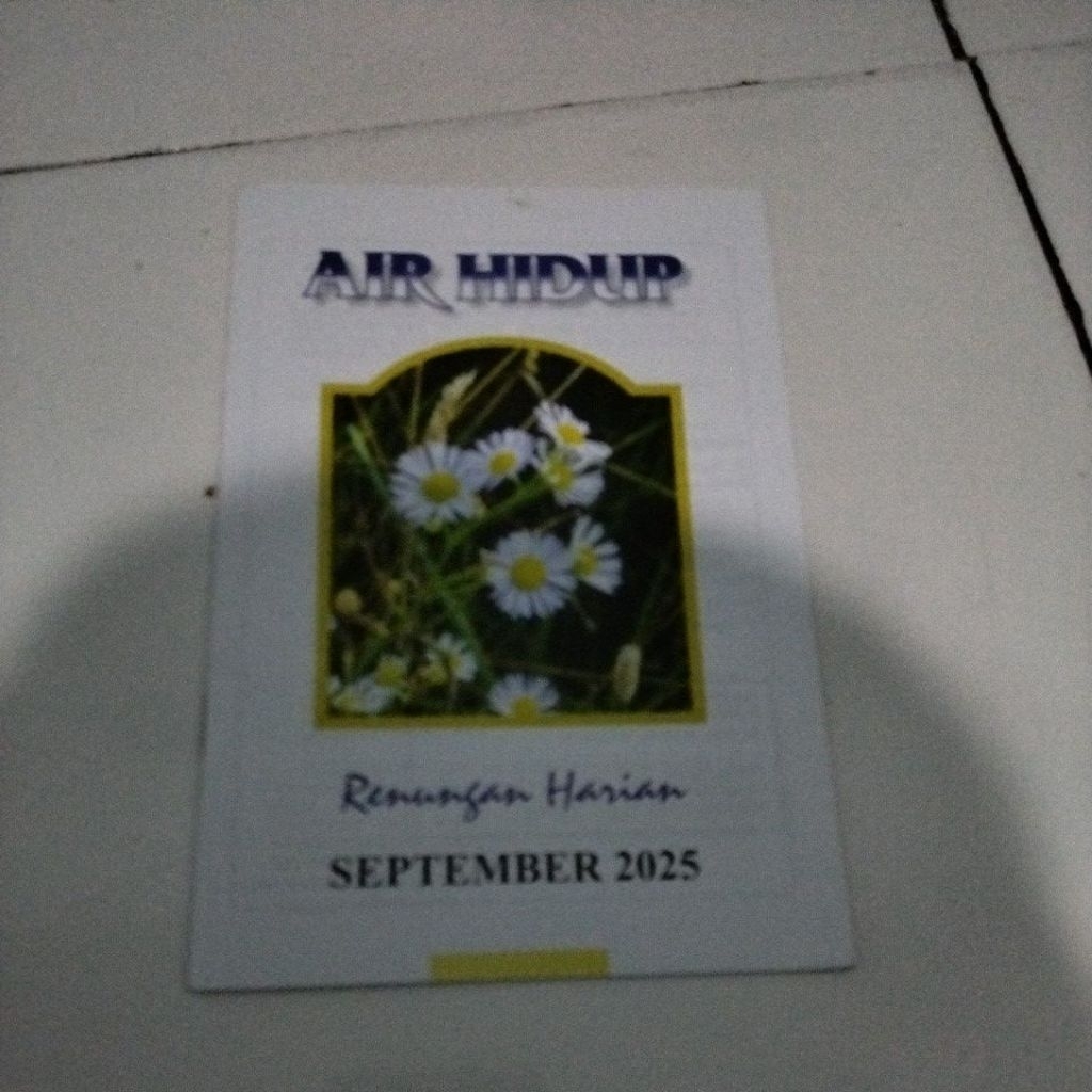 Renungan Air Hidup September 2025