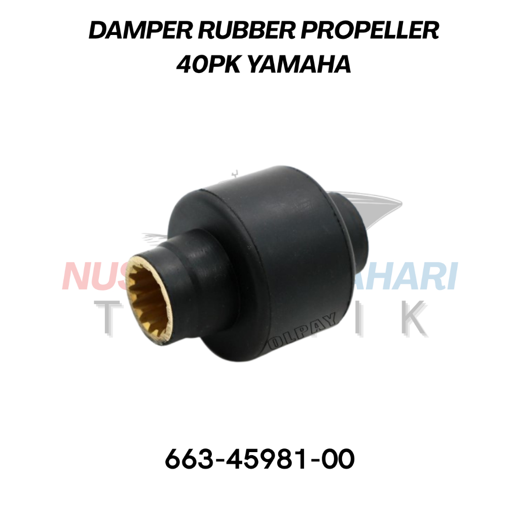 DAMPER DUMPER RUBBER PROPELLER 40PK YAMAHA 663-45981-00 | KARET DALAM PROPELLER KIPAS BALING BALING 