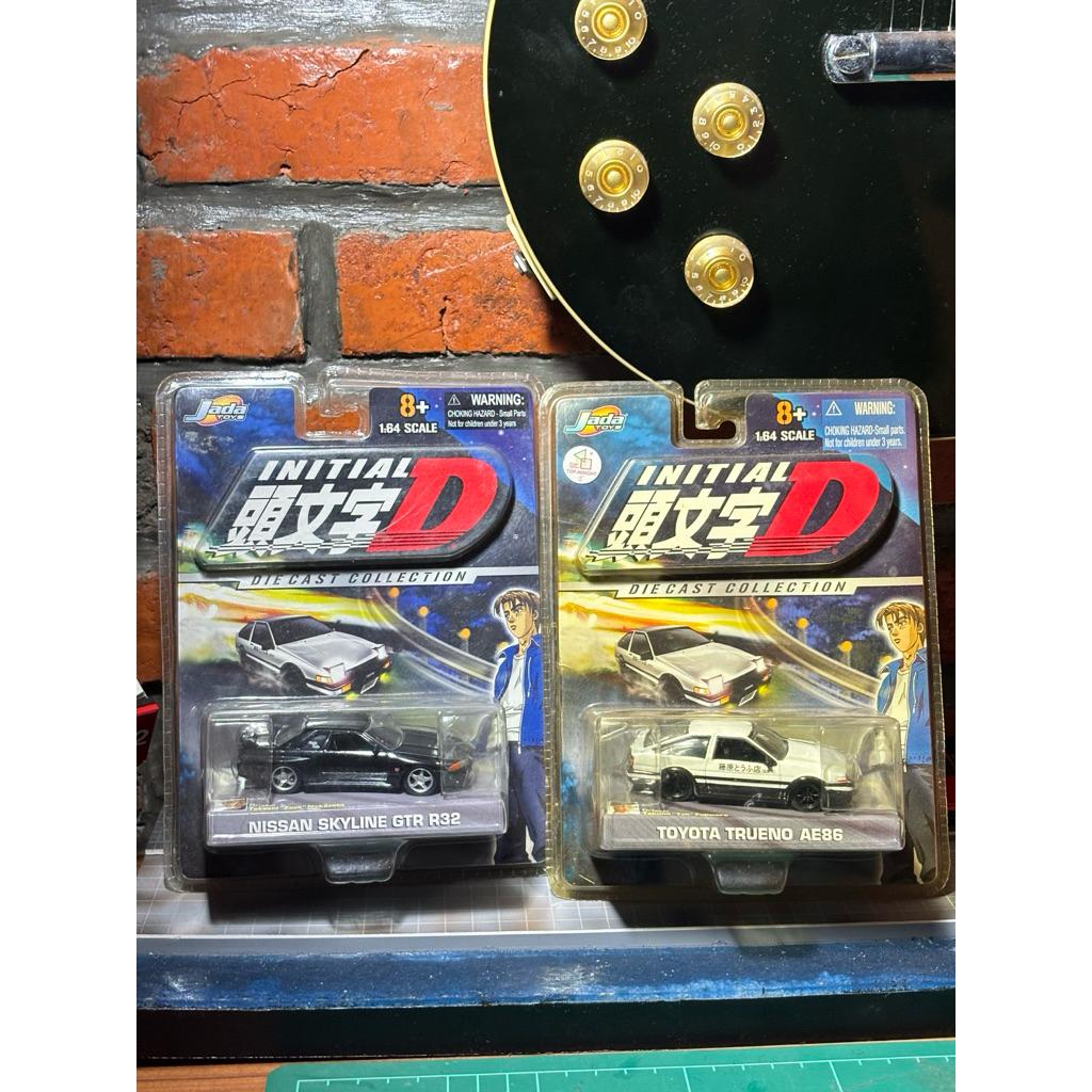 JADA Initial D Trueno AE86 & GTR R32