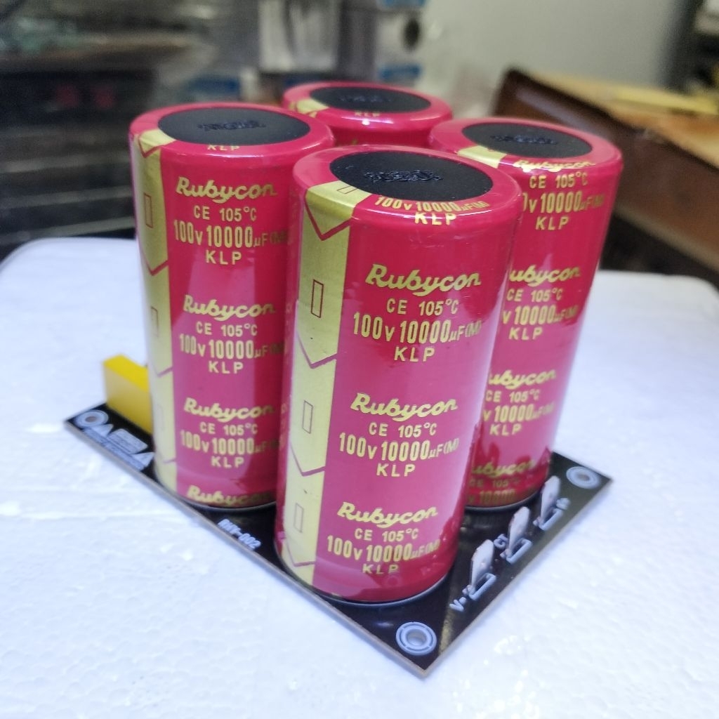 PCB PSU 4 ELCO RUBYCON 100V 10000UF RUBYCON KLP FREE SKUN