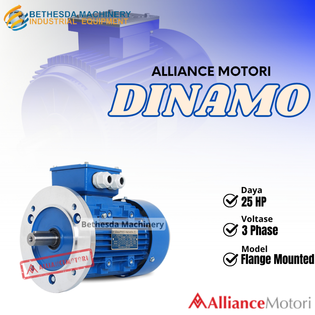 Elektro Motor Dinamo 3 Phase 15 HP / 11 Kw Motor Dinamo 3 Phase