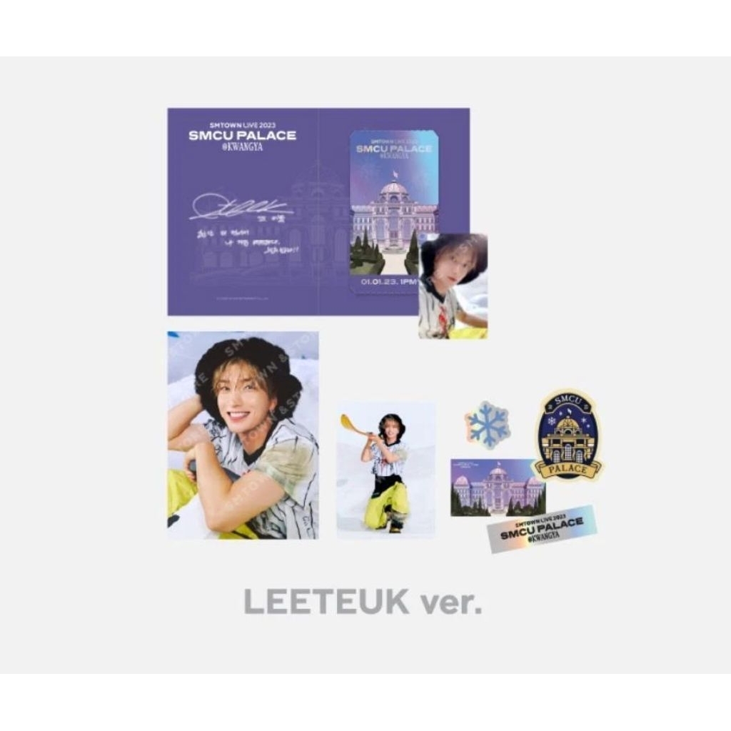 SUPER JUNIOR Leeteuk SMTOWN LIVE 2023 : SMCU PALACE @KWANGYA Special Ar Ticket Set Official