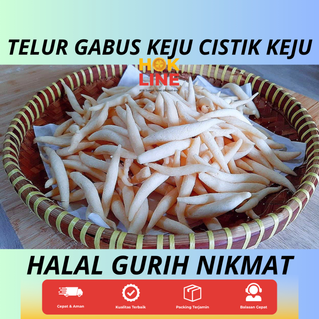 HOKLINE TELUR GABUS KEJU CISTIK KEJU PREMIUM HALAL