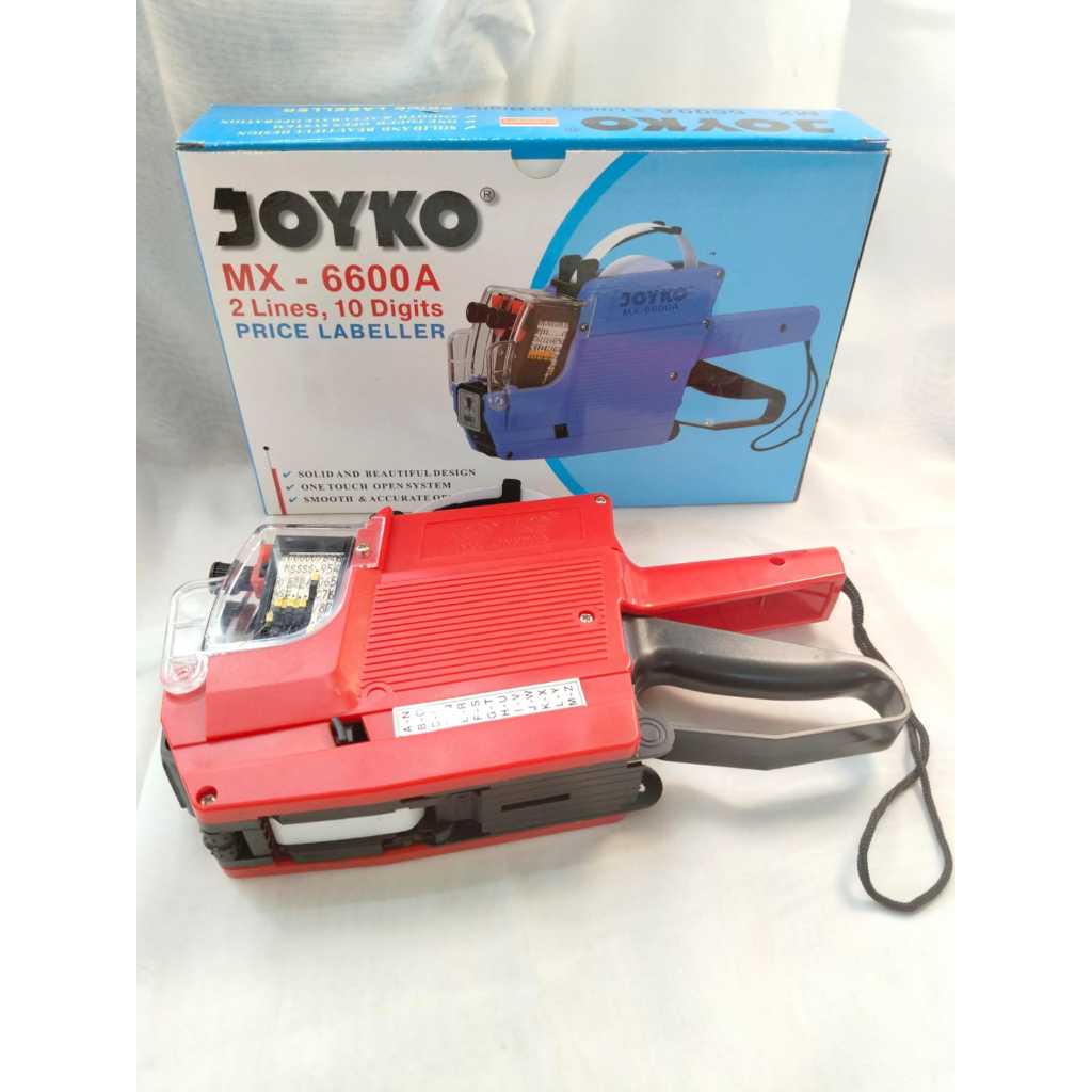 Mesin Label Harga Joyko 2 Baris MX-6600A Dengan Refill Tinta / MESIN HARGA JOYKO MX-6600
