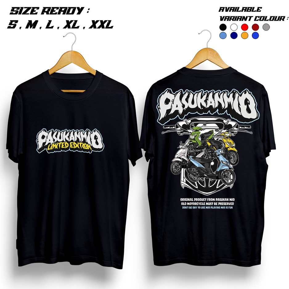 KAOS PASUKAN MIO OLD SPORTY KAOS MOTOR MIO OLD TSHIRT YAMAHA MIO BAJU MOTOR MIO