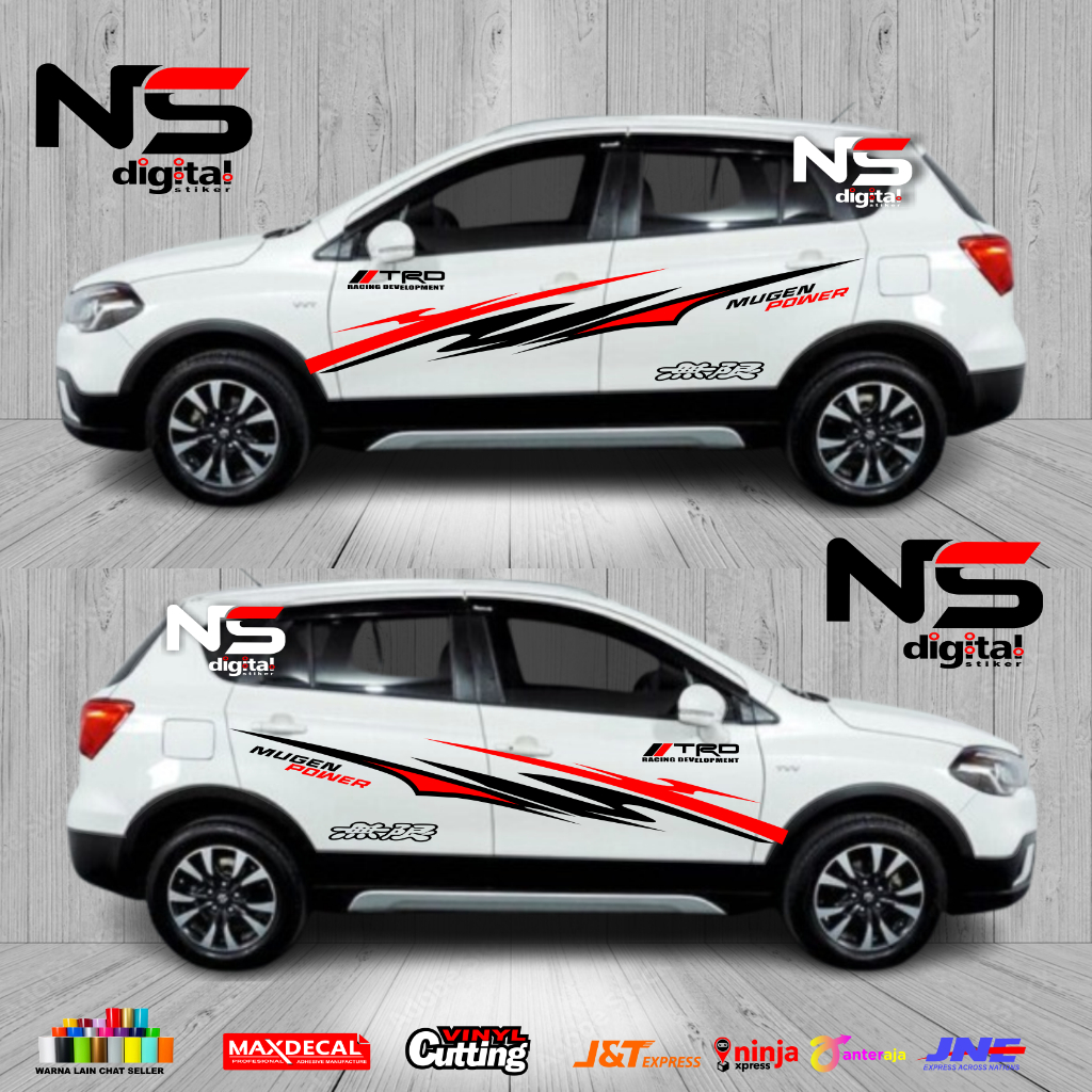 NEW sticker stiker mobil suzuki sx4 cutting sticker list mobil sx4 custom text