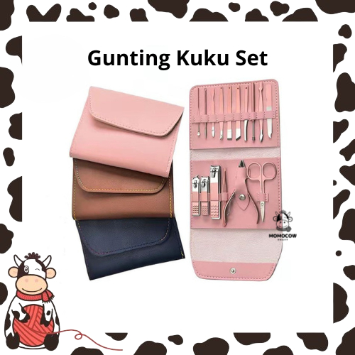 Gunting Kukui Set 19 in 1 Manicure Perawatan kuku