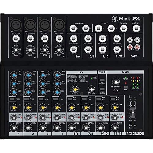 Mixer Mackie MIX 12 FX / Mackie MIX 12FX 12-Channel Compact Mixer with Effects Original
