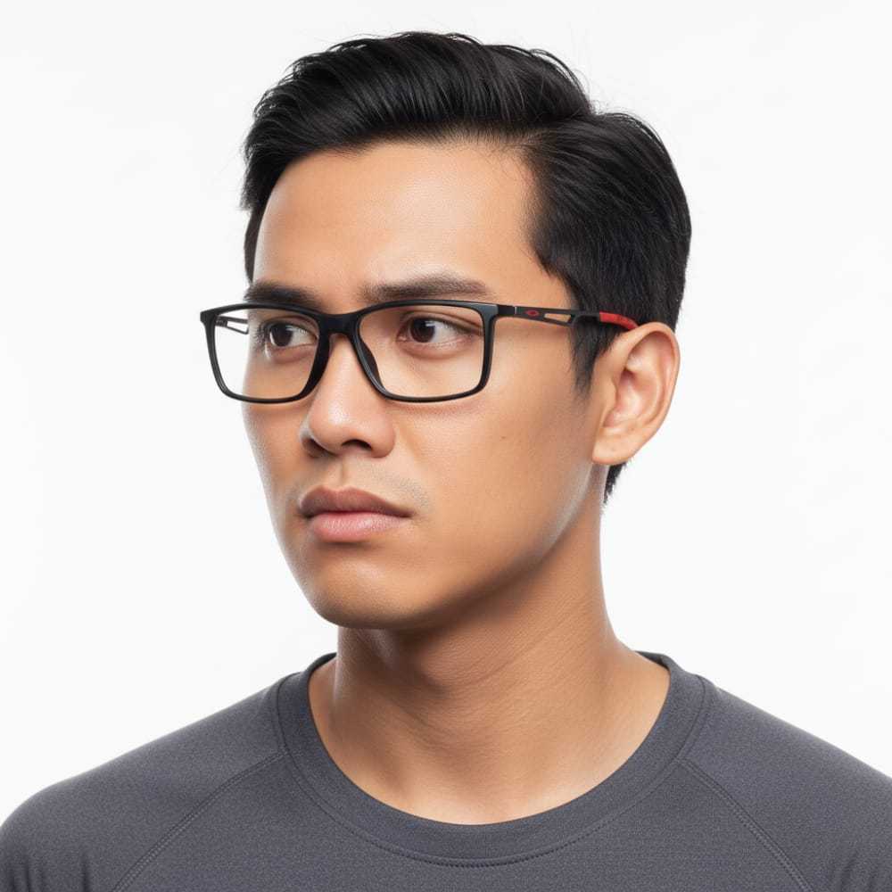Kacamata Minus Anti Radiasi Pria Sport Frame Kotak Kaca Mata Photochromic Blueray
