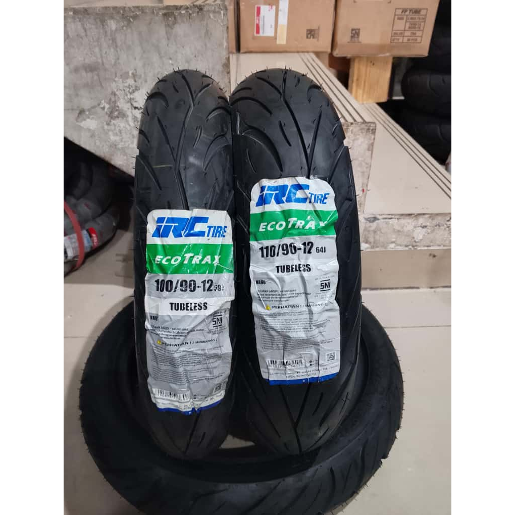 BAN TUBLES ORIGINAL IRC ECOTRAX 110/90-12 & 100/90-12 SCOOPY,GENIO