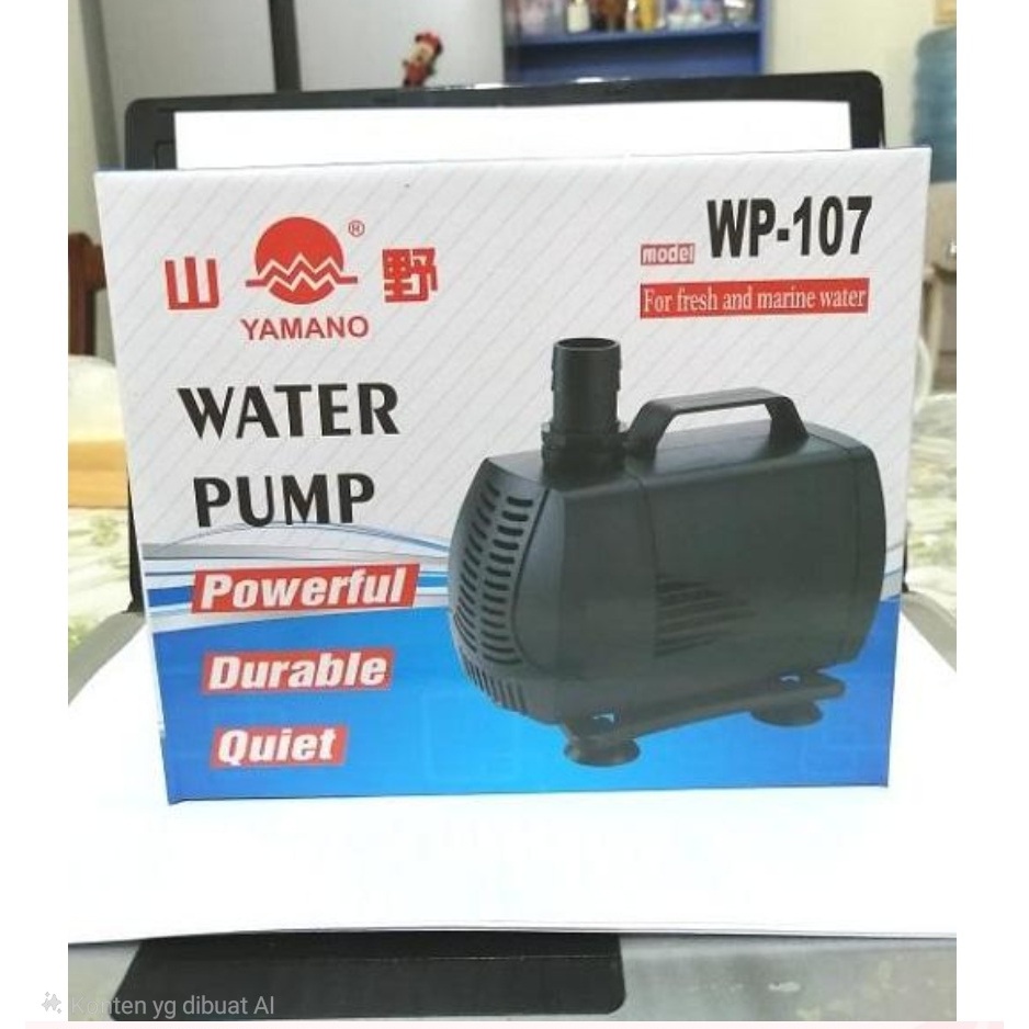 YAMANO WP 107 mesin pompa celup aquarium hidroponik kolam ikan - yamano WP 107