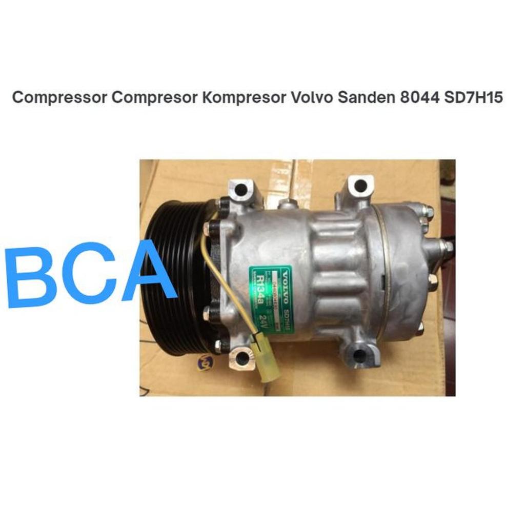 KOMPRESOR Compressor Ac Mobil Volvo Sanden 8044 SD7H15 Asli