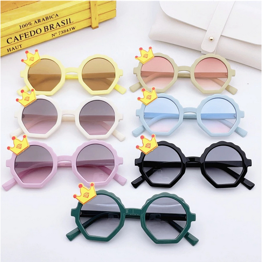 Kacamata Anak Kacamata Hitam Mahkota Fashion Anak Cewek Cowok Lucu Trend Kekinian