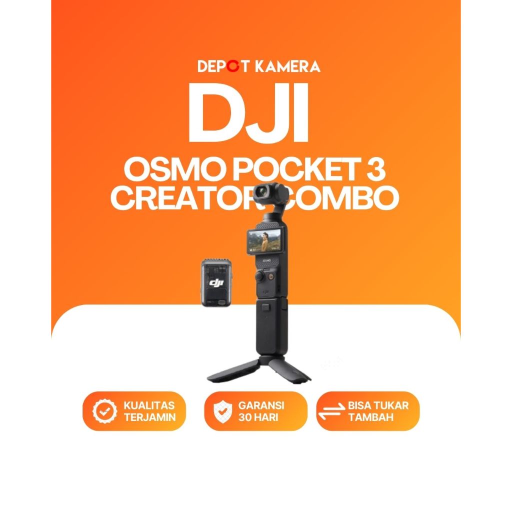 ( DEPOT KAMERA ) SECOND - DJI OSMO POCKET 3 CREATOR COMBO