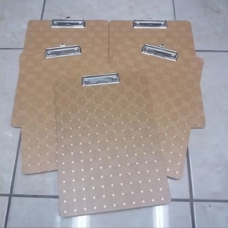 Papan Jalan Kayu F4 34x24 cm / Papan Ujian Kayu Folio