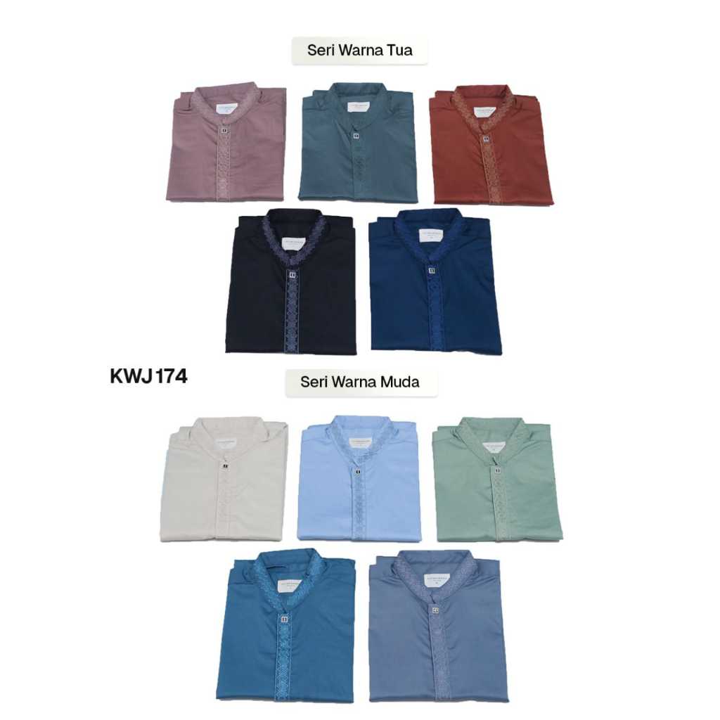 Koko Pria Syfa Rahman Katun Colling Bordir Premium