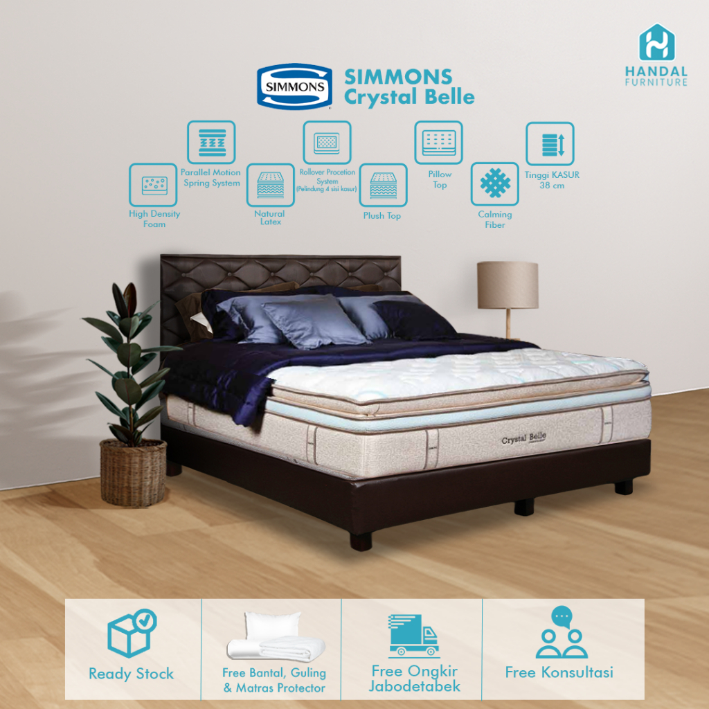 Simmons Spring Bed Crystal Belle