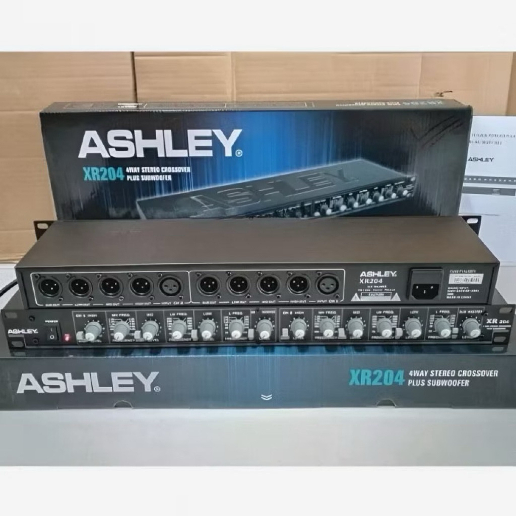 Crosover Ashley XR204 Original sudah subwofer