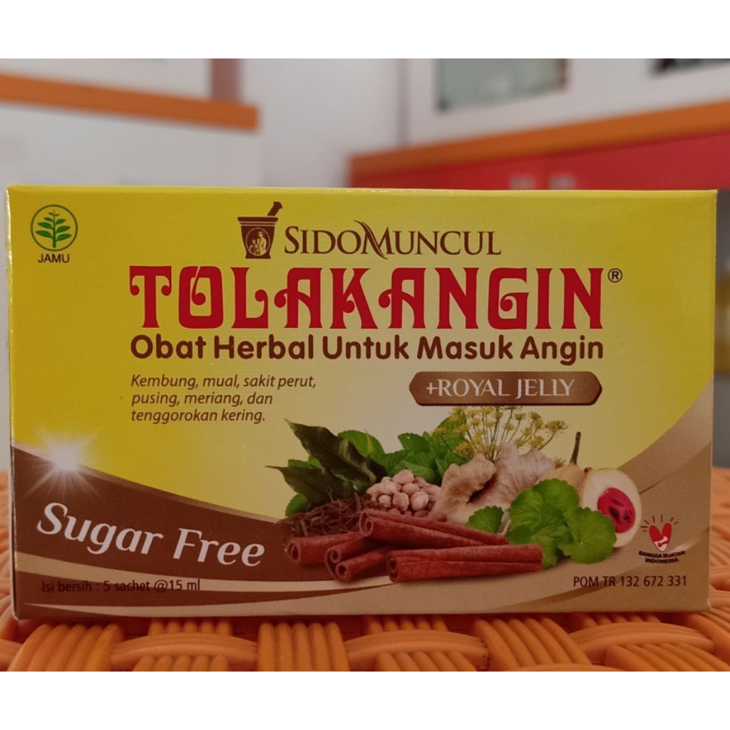 TOLAK ANGIN CAIR DEWASA BEBAS GULA 5sachet