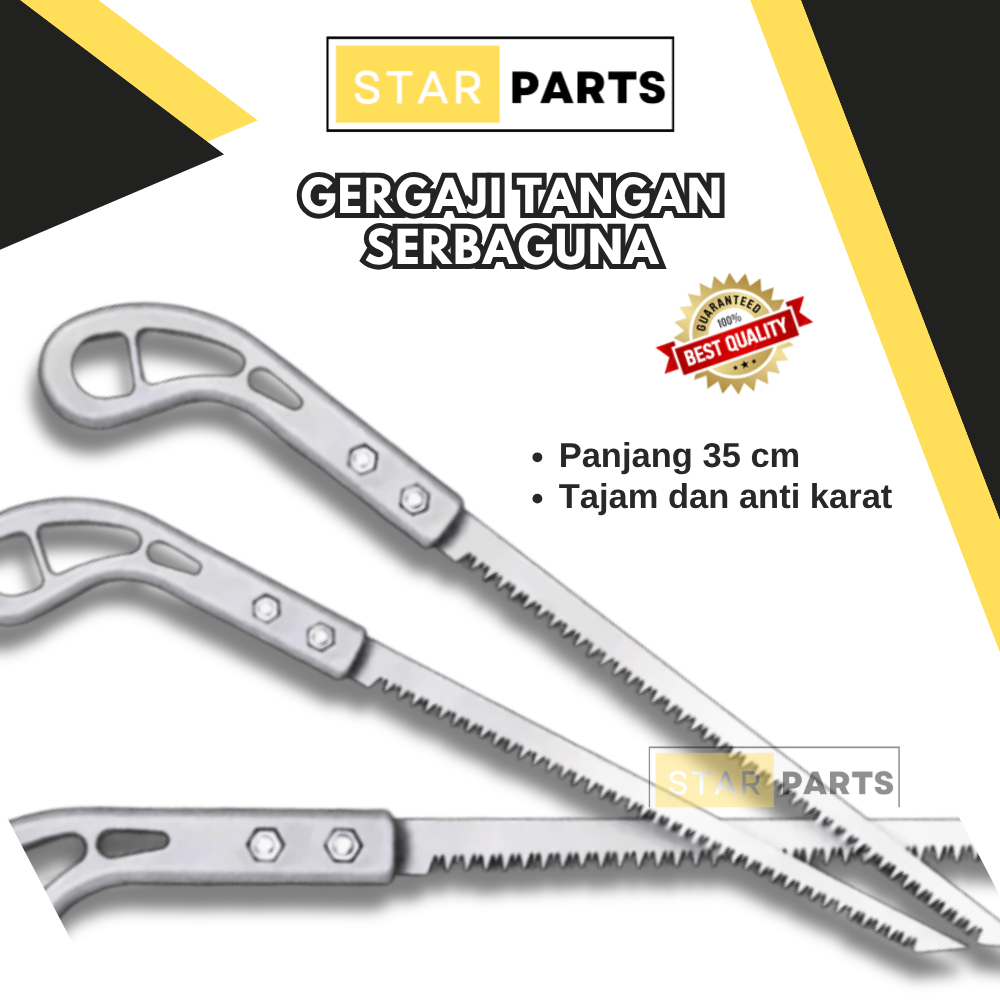 GERGAJI TANGAN 35 CM TAJAM SERBAGUNA