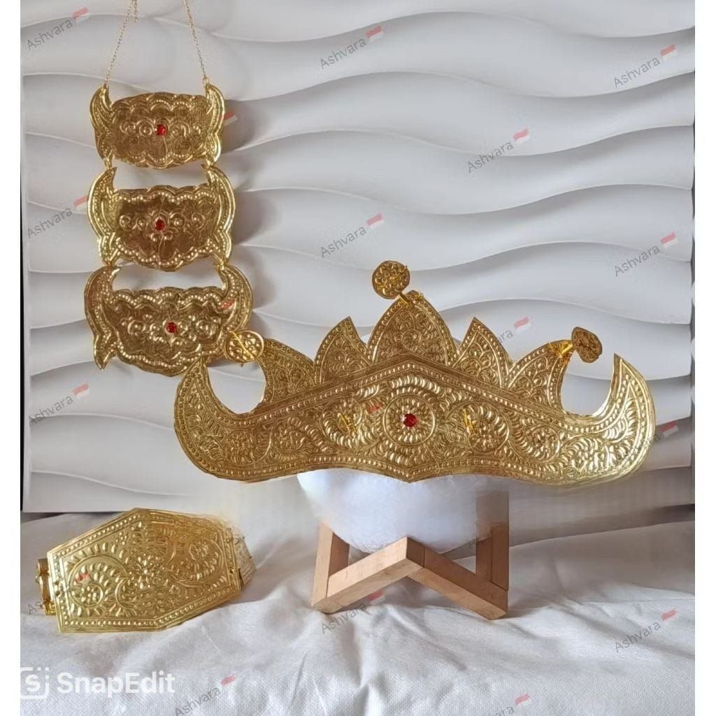 Aksesoris Baju Adat Lampung Satu Set / Aksesoris Adat Lampung