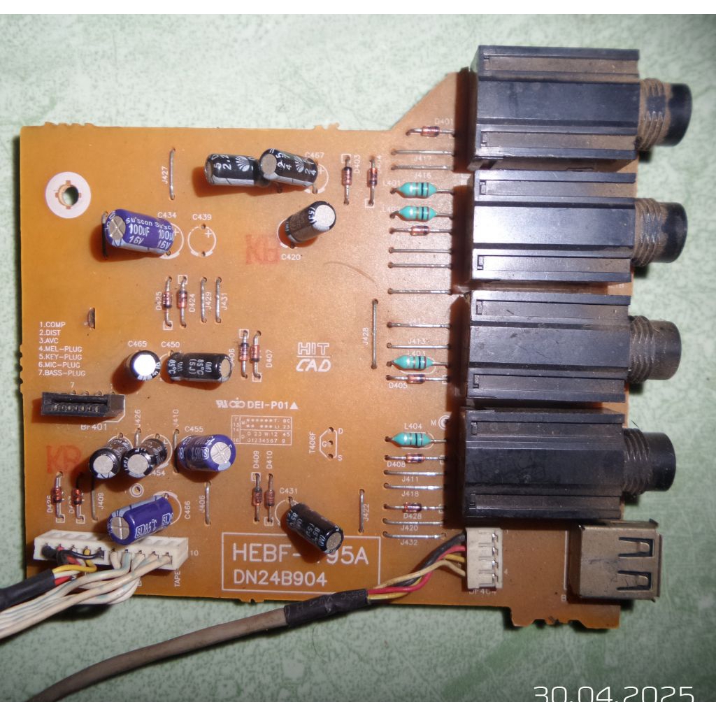 Pre Amp kit mic polytron bigband BB5201