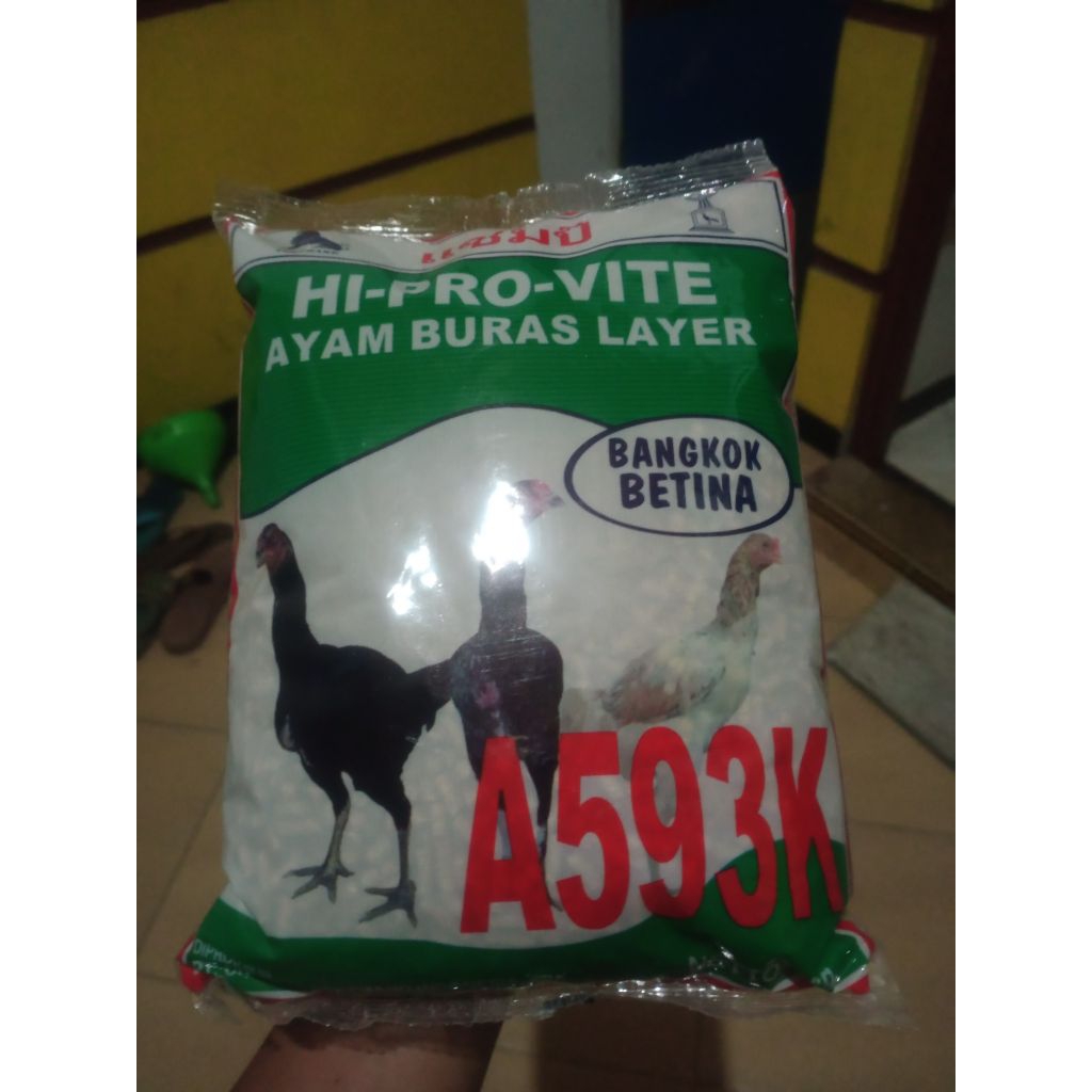 Hi-Pro-Vite A593K: Pakan Ayam Bangkok Betina Berkualitas