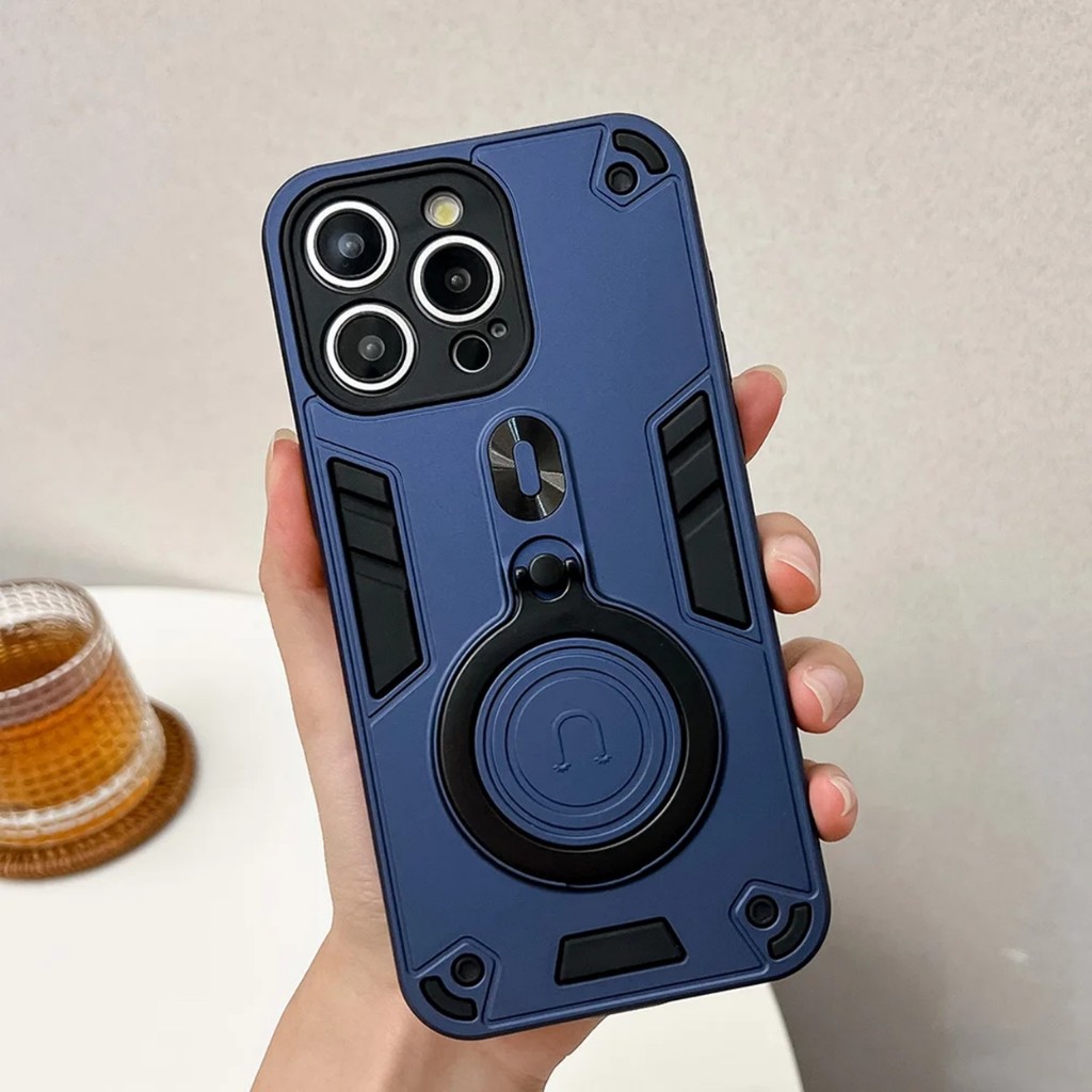 Robot Case iPhone 12 | 12 Pro | 12 Pro Max Carbon Fiber Ring