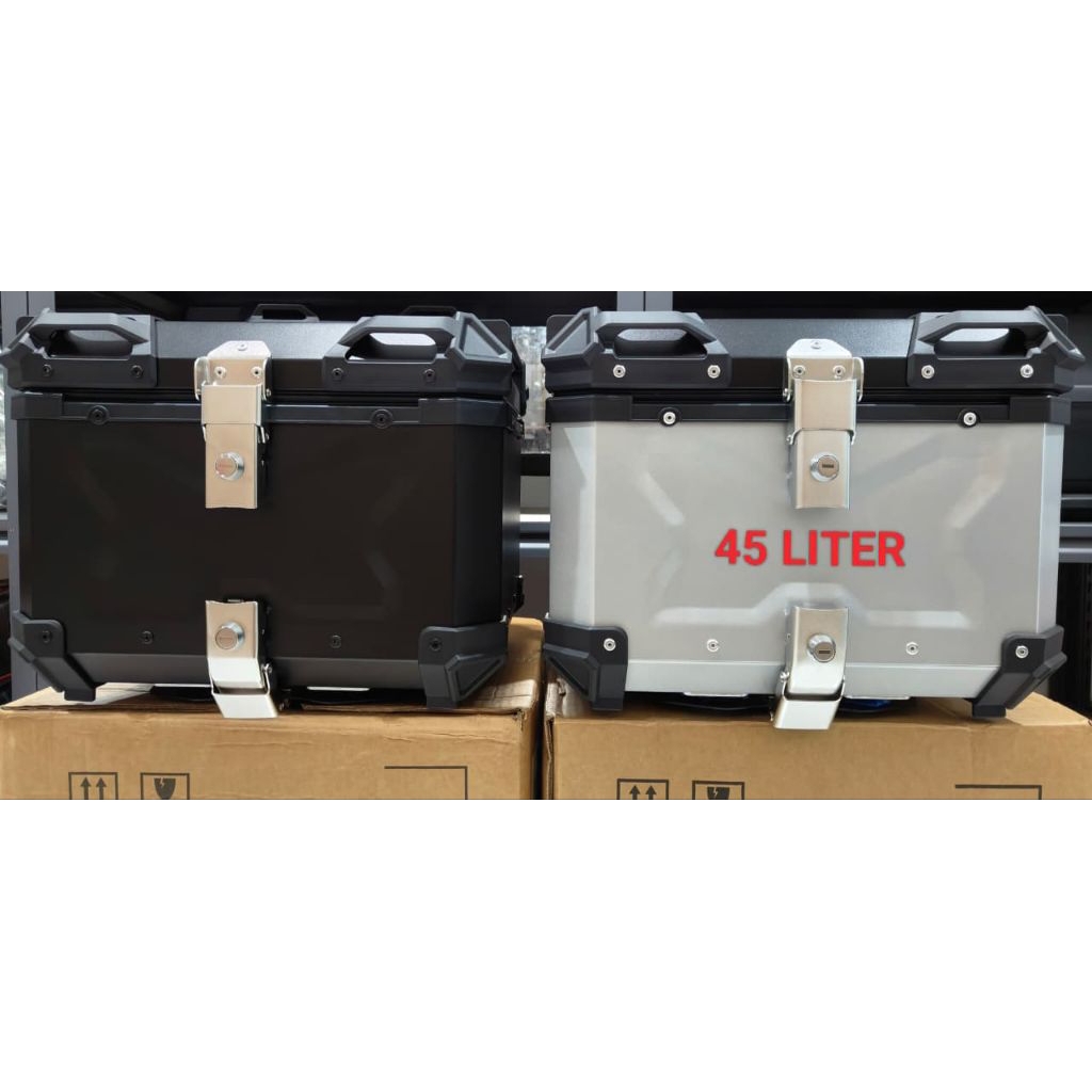 TOP BOX PANNIER ALUMUNIUM UKURAN 45 LITER