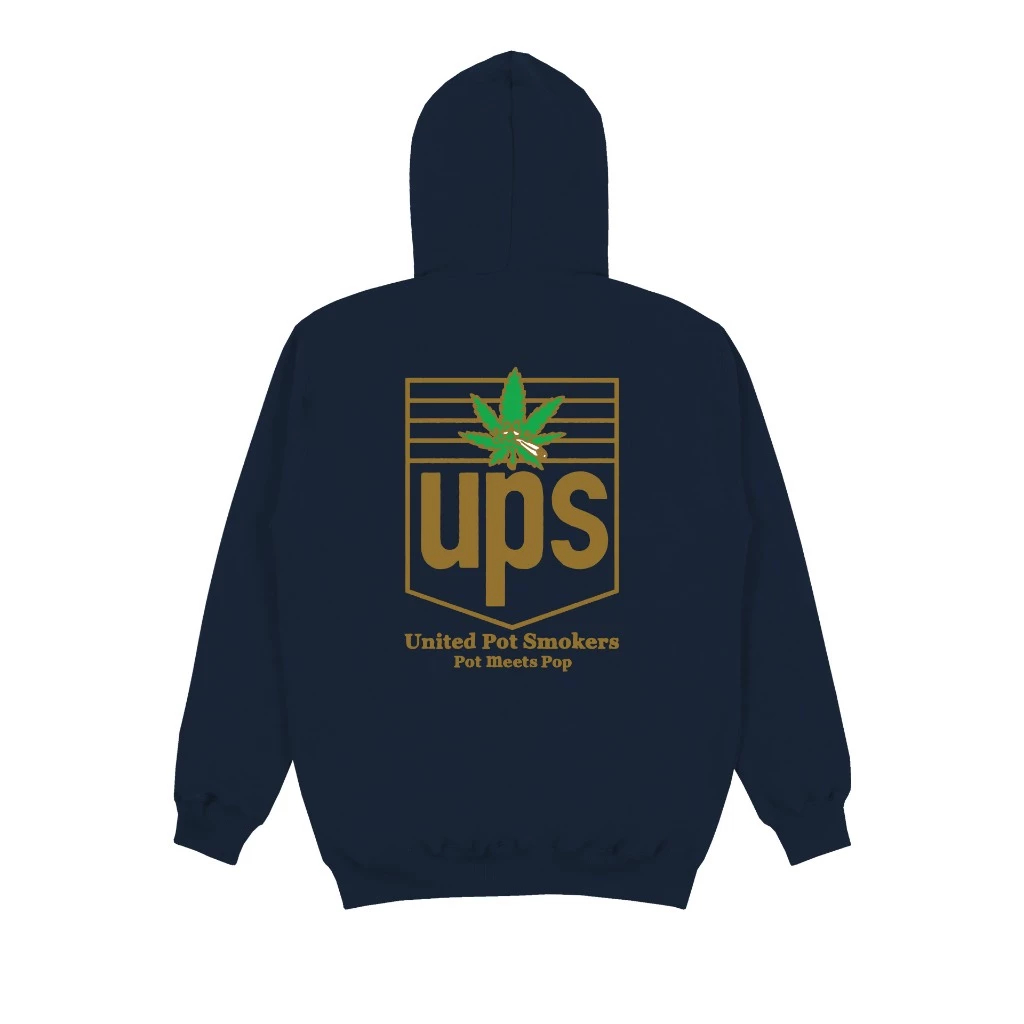 Pot Meets Pop - UPS Hoodie Navy FW`24