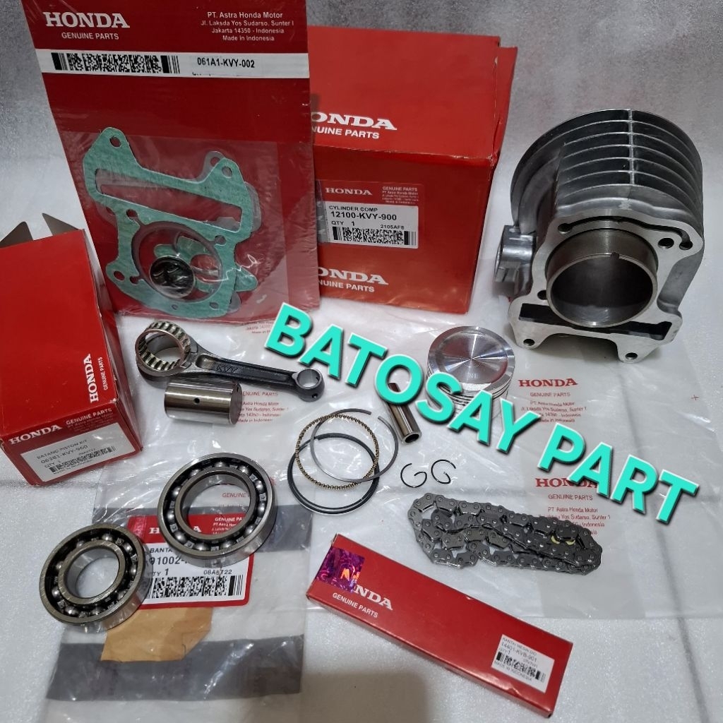 BLOK SEHER PLUS STANG SEHER BERING RANTAI KETENG BEAT KARBU SCOOPY KARBU SPACY KARBU ORI