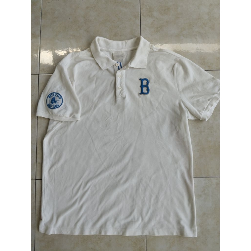 Kaos kerah Polo MLB "Boston"