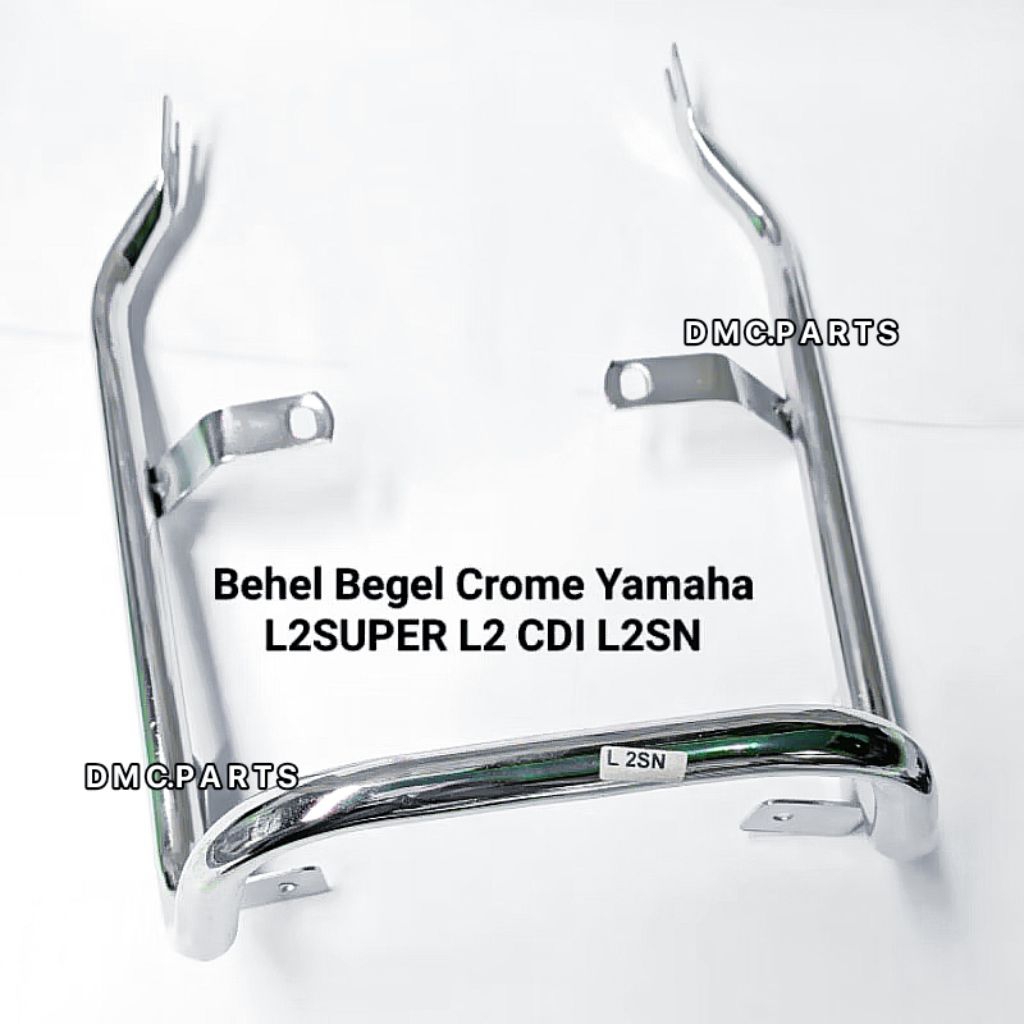 PEGANGAN JOK SADEL / BEHEL BEGEL CROME YAMAHA L2 SUPER NEW L2 CDI L2SN . NOS