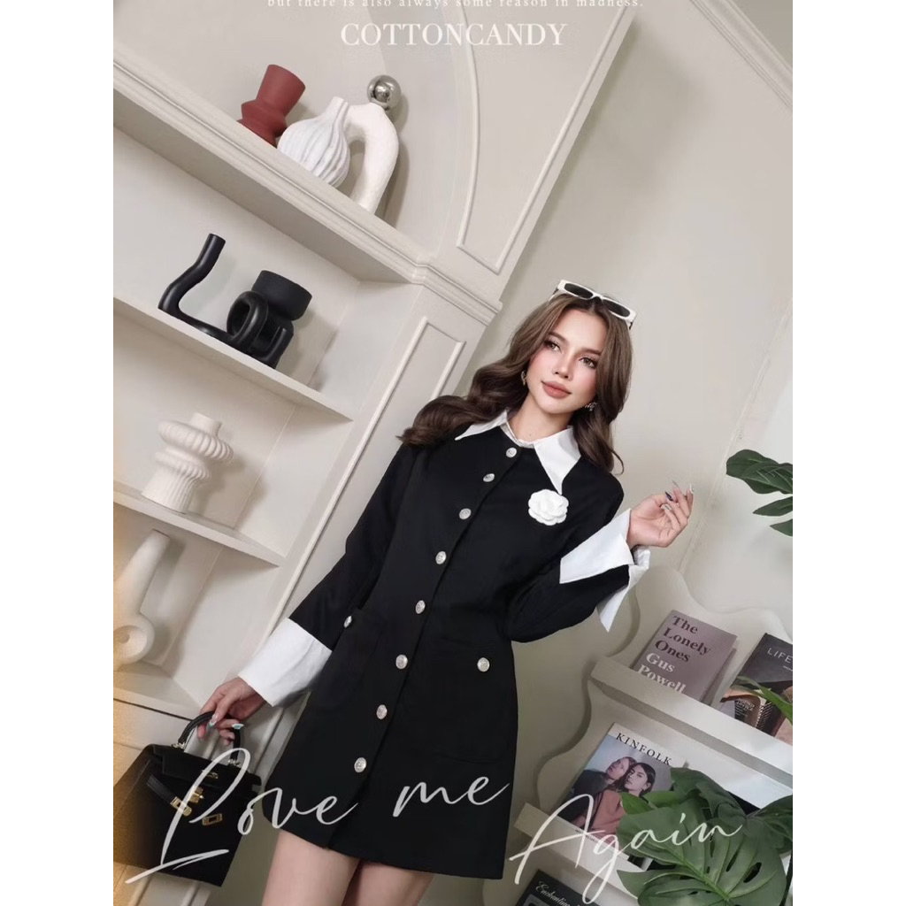 Dress cotton candy bangkok/Blazer cotton candy/tyler dress cotton candy/blazer import bangkok/baju w