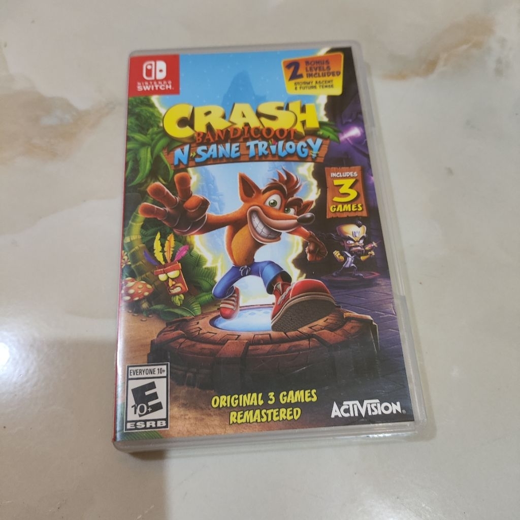 Kaset Nintendo Switch Crash Bandicoot Trilogy Cartridge Nintendo Switch