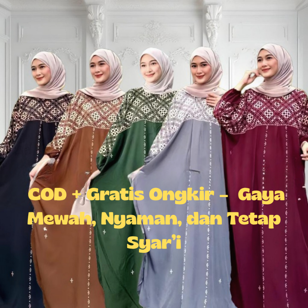 Kaftan Rayon Premium Daster Jumbo Kaftan Batik Sultan Busui Kaftan Jumbo