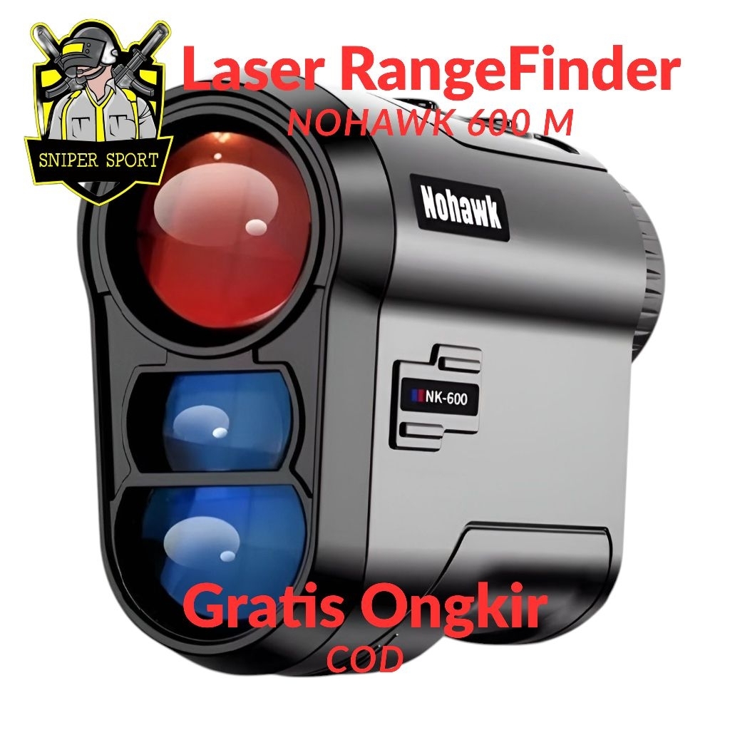RangeFinder Nohawk 600 M | Alat Ukur Jarak Otomatis | Laser RangeFinder | Laser Range Finder