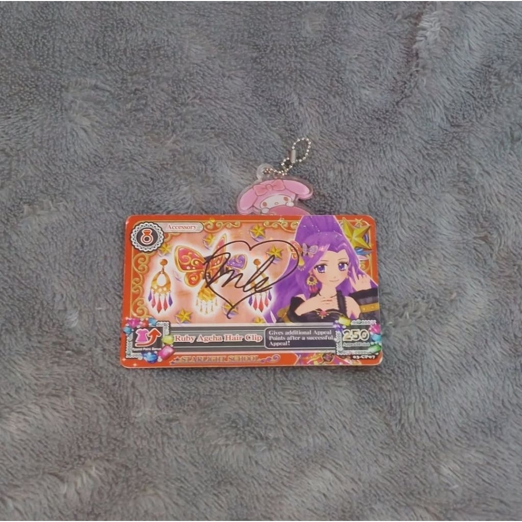 aikatsu signed mizuki accessory