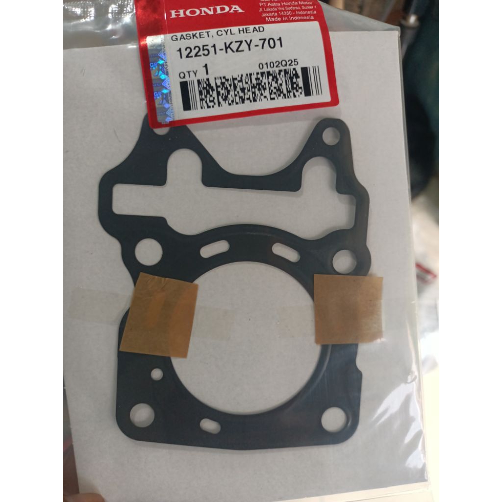 12251KZY701 gasket cylinder head gasket kop vario150 original ahm