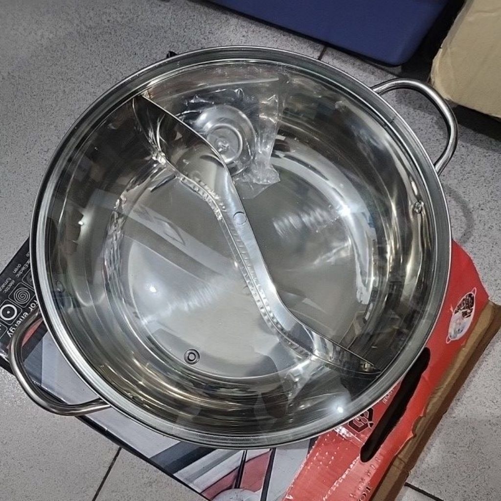 panci steamboat sekat 2 30cm Bien panci hotpot