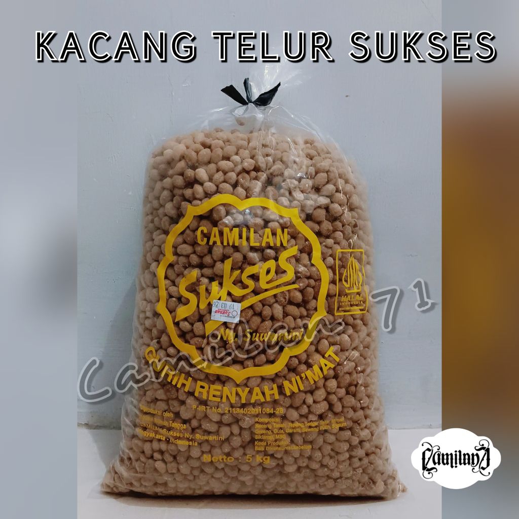 KACANG TELUR MERK SUKSES 5 KG